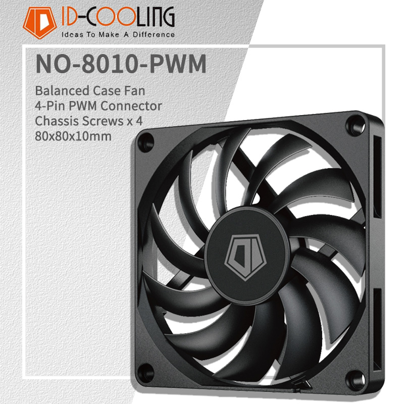 Case Fan Controller - ID-COOLING NO-8010-PWM Ventilador para PC de