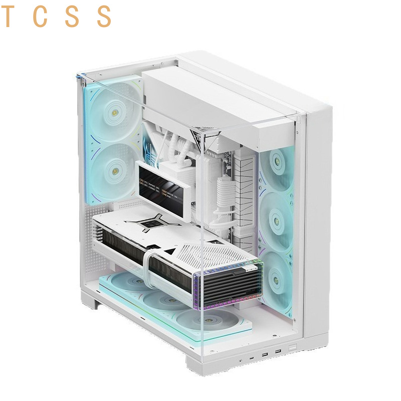 Pc Chassis - Gabinete de PC Branco Panorâmico com