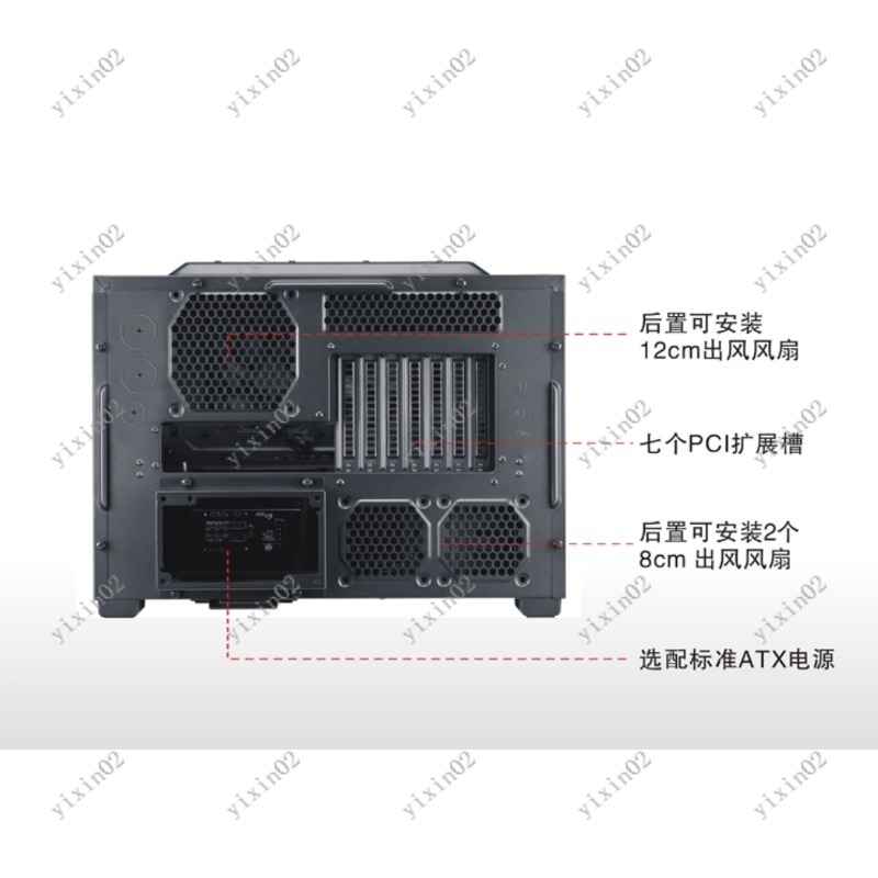 Caixa de computador da placa-m - Pc Chassis avaliação e preço